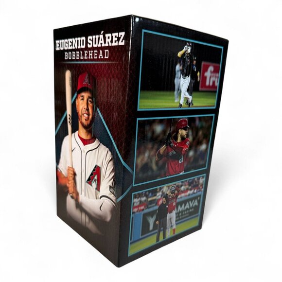 Eugenio Suarez 2025 Arizona Diamondbacks SGA Bobblehead Hands Up Pose Limited Ed - Picture 4 of 7